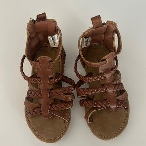 Carters toddler gladiator sandals brown size 5
